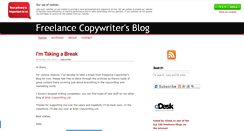 Desktop Screenshot of freelancecopywritersblog.com