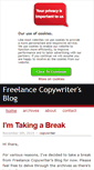 Mobile Screenshot of freelancecopywritersblog.com